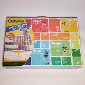 Crayola® Limited Edition 115pc Art Set Carrying Case 8 RETIRED COLORS! NEW